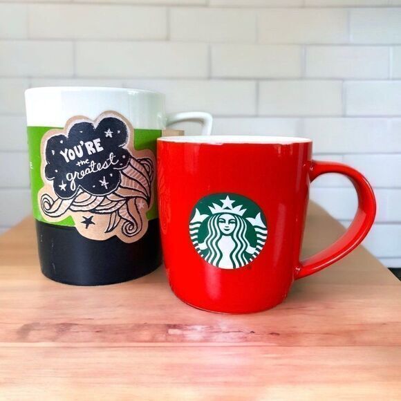 Starbucks Coffee Mug Lot Mugs Cup Christmas DIY Womens Ceramic Holiday Drinkware - Picture 1 of 9